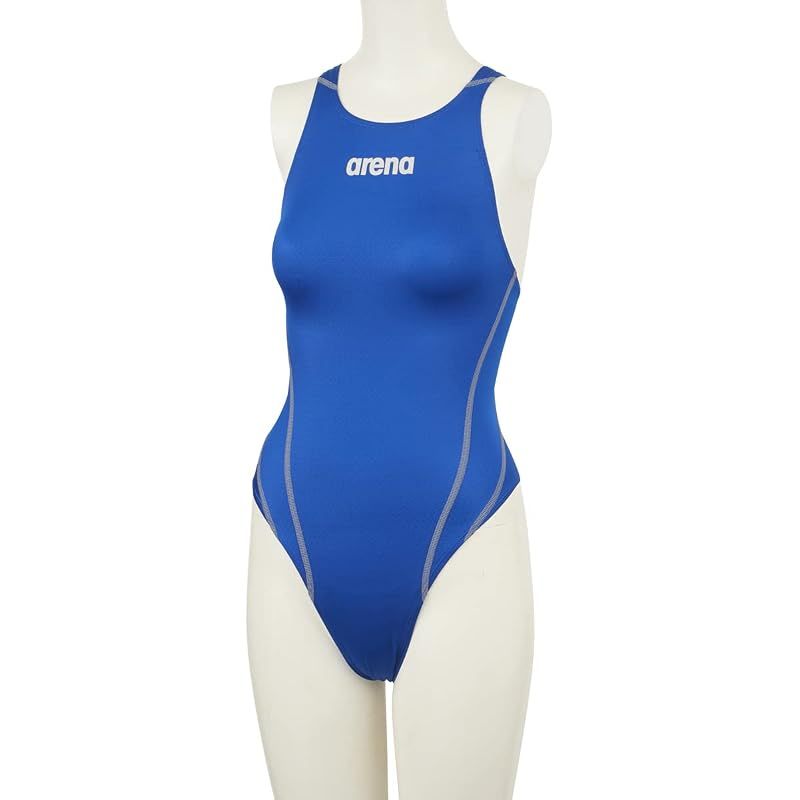 【新品】 【FINA承認】 arena(アリーナ) 競泳水着 レース用ガールズ ジュニア AQUA ADVANCED ジュニアリミック(クロスバック) Dブルー(DBSV) R150 ARN-1021WJ