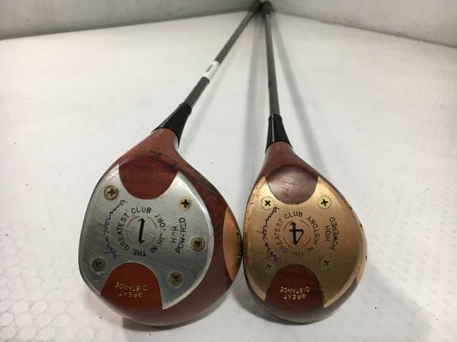 ゴルフクラブ ゴルフ ホンマ パーシモン 4W フェアウェイウッド M-43 HIGH-POWERED カーボンシャフト R-1 中古 札幌市東区 新道東店 中古ゴルフクラブ】ホンマ ヒロホンマ グレートディスタンス