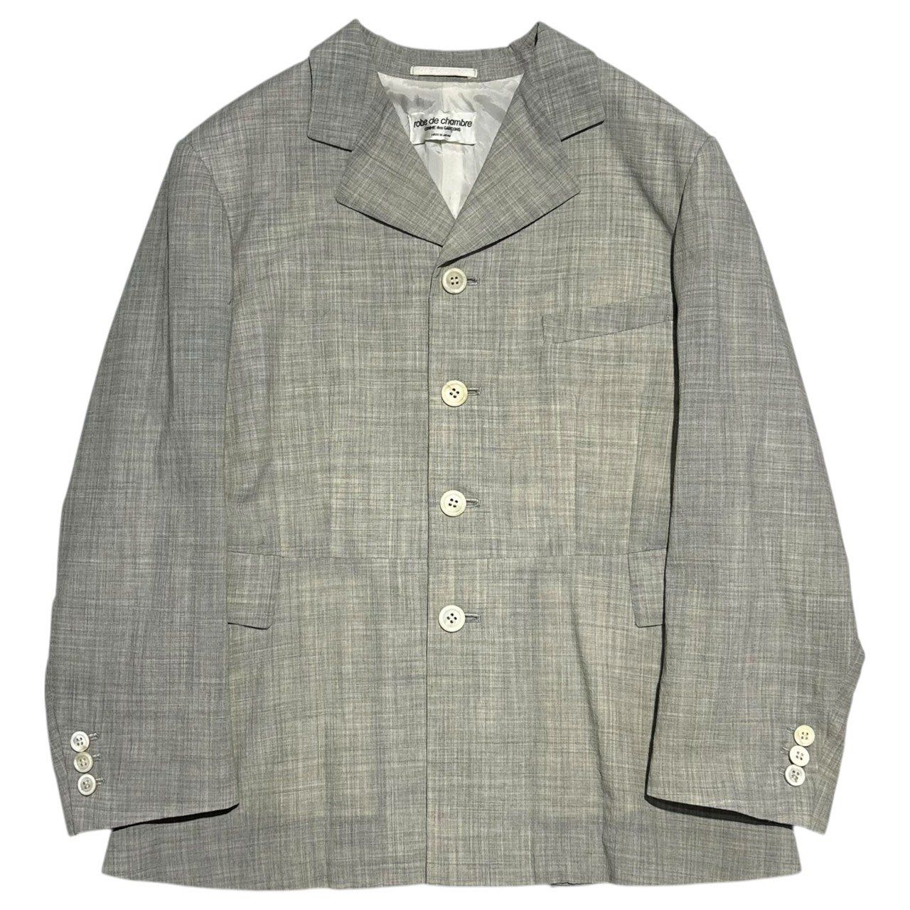 90s robe de chamble コムデギャルソン　ジャケット　ポリ？ robe de chambre COMME des GARCONS(ローブドシャンブル