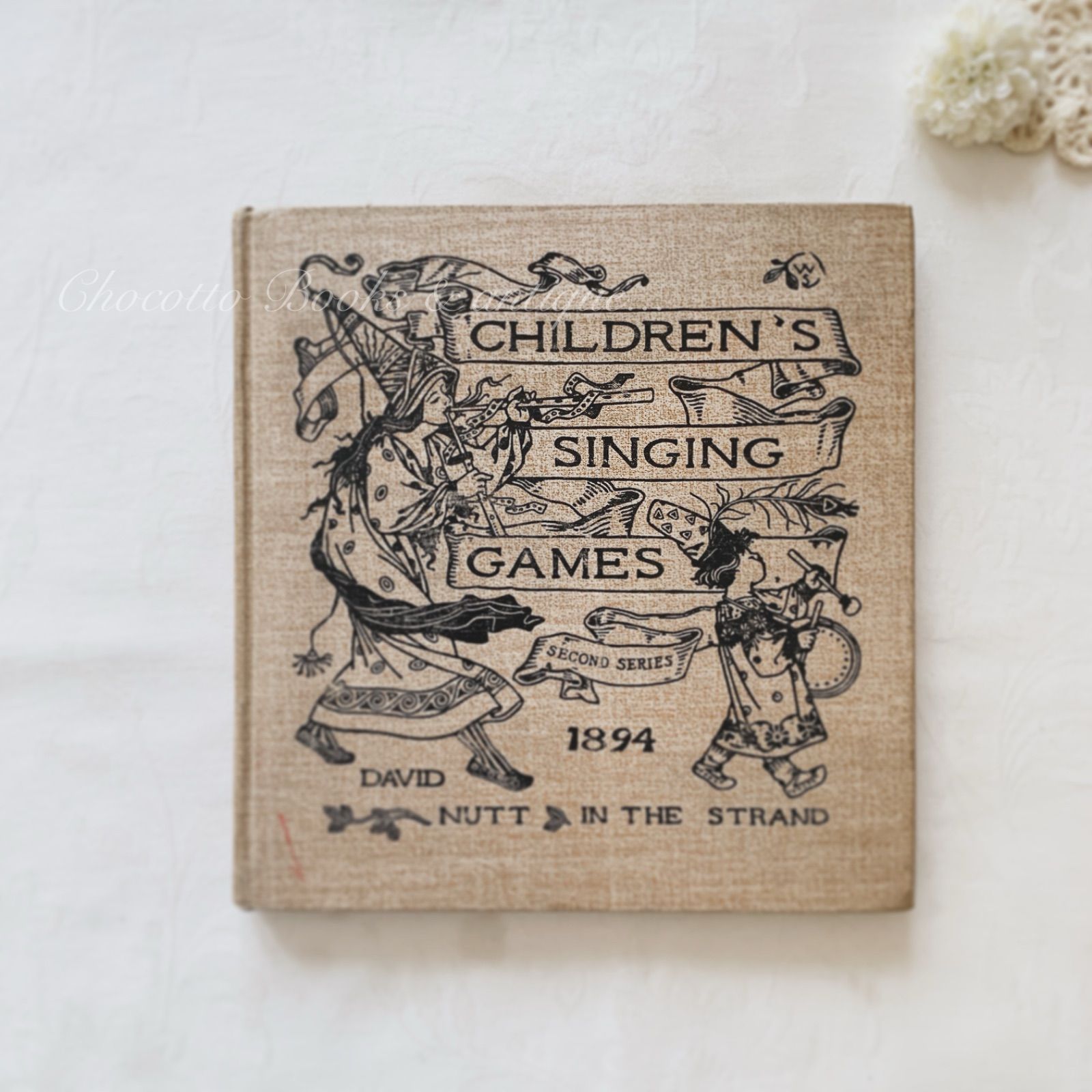1894年出版 英国アンティーク歌絵本 Children's Singing Games