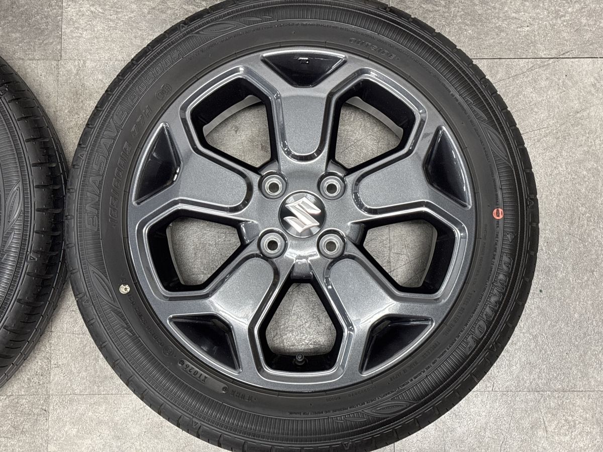 2026年製 バリ溝 美品】スズキ ハスラー タフワイルド 純正 15in 4.5J