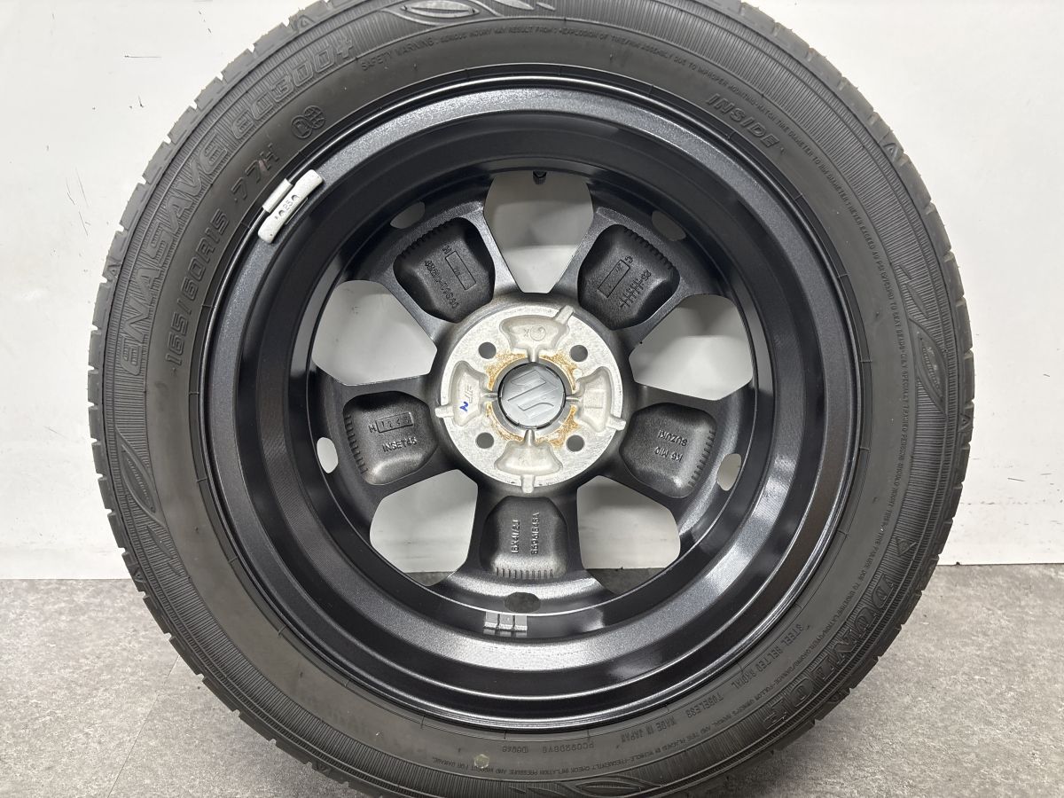 2026年製 バリ溝 美品】スズキ ハスラー タフワイルド 純正 15in 4.5J