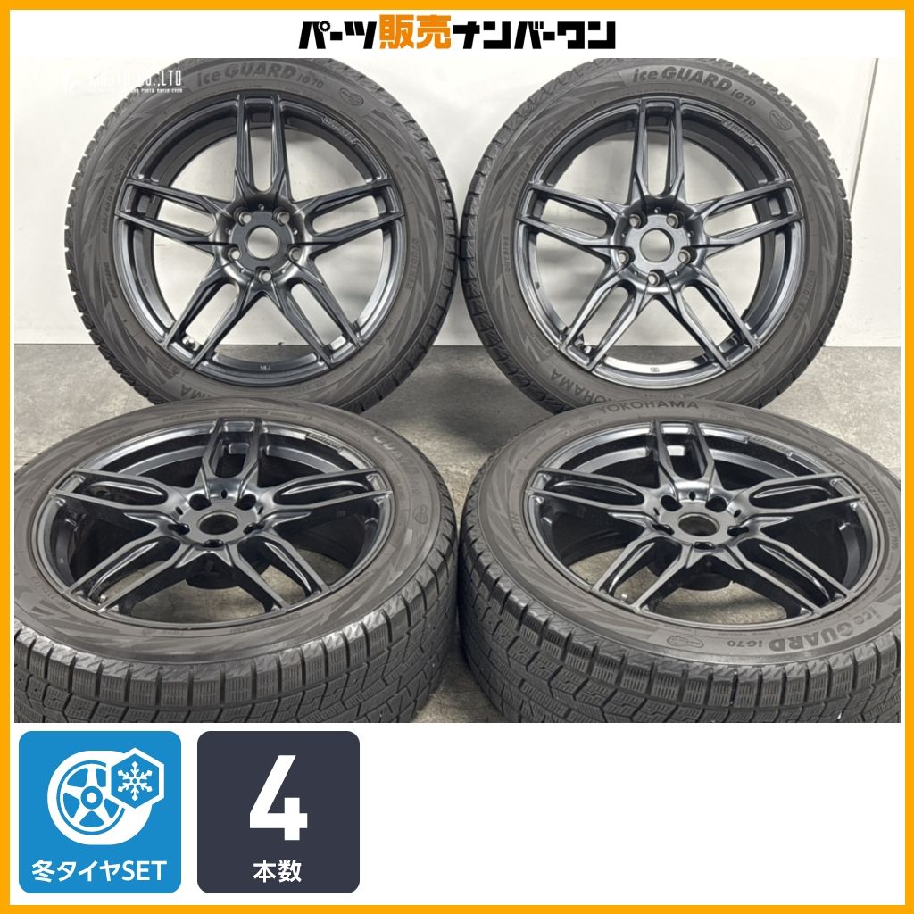 【スタッドレス】ケレナーズスポーツ マインツ 18in 8J +30 PCD112 ヨコハマ アイスガード iG70 245/45R18 BMW 5シリーズ 7シリーズ