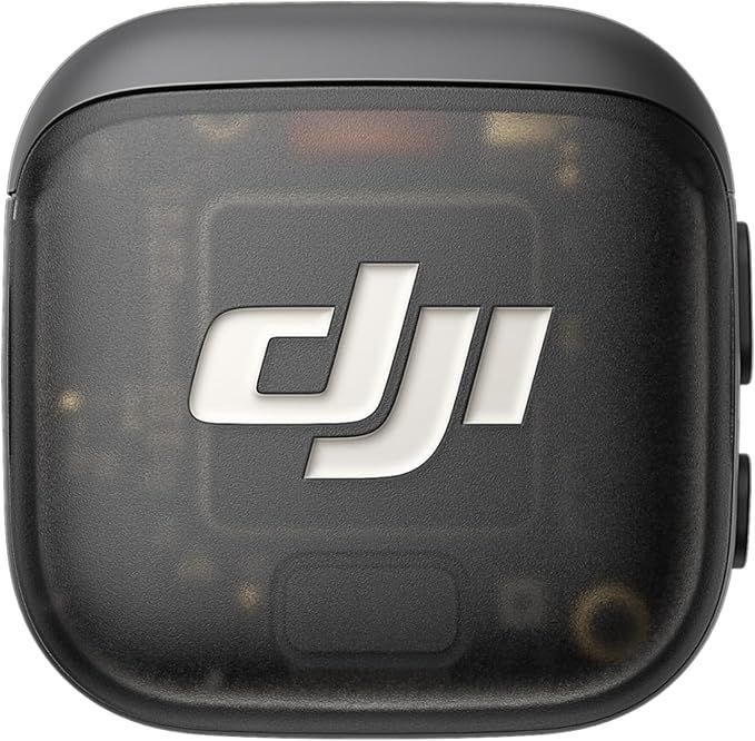 DJI Mic 3 トランスミッター ピンマイク iPhone／カメラ／Android用ワイヤレス ミニ マイク 軽量＆直感的 ラベリアマイク 32-bitフロート タイムコード統合 ワイヤレスマイク Vlog用 インタビュー ストリーミング