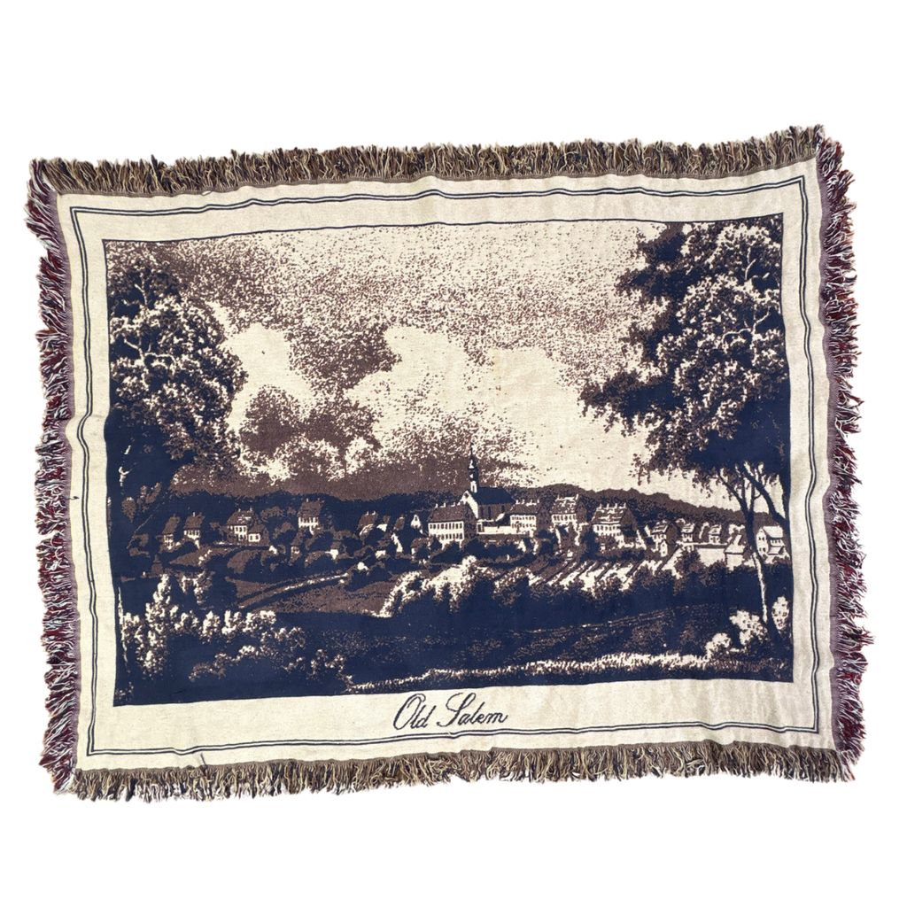 vintageラグ ブランケット マルチカバー タペストリー USA製 ボブティンバーレイク 風景 レトロ Rug Blanket Landscape 3209