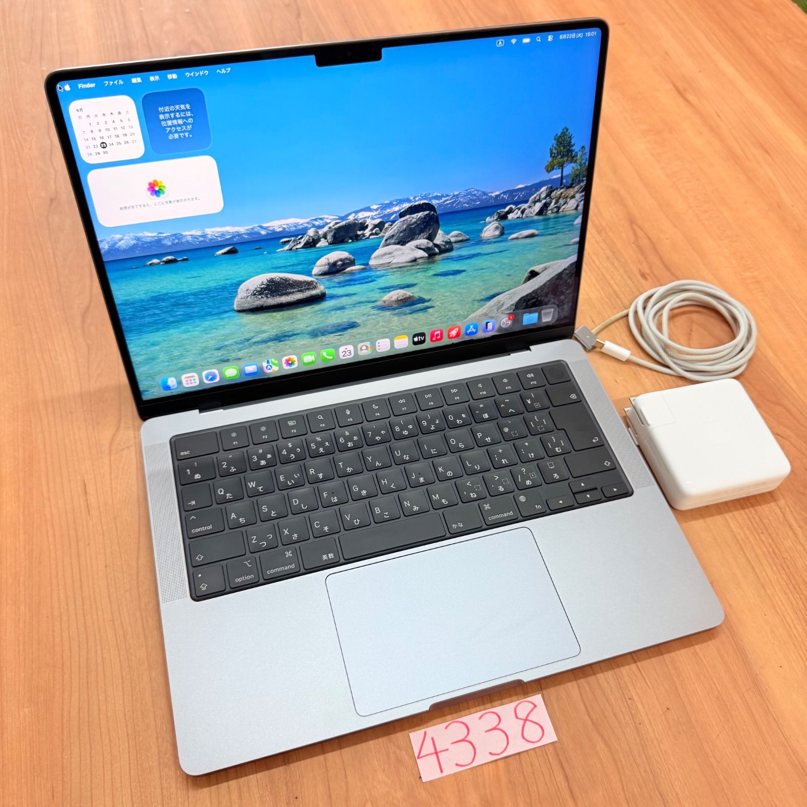 【動作確認済】 MacBook pro 14インチ 2021 Apple M1 MAX 64GB 1TB 動画編集可能 カメラ内蔵 ノートPC SSD搭載 macOSインストール済 【4338】