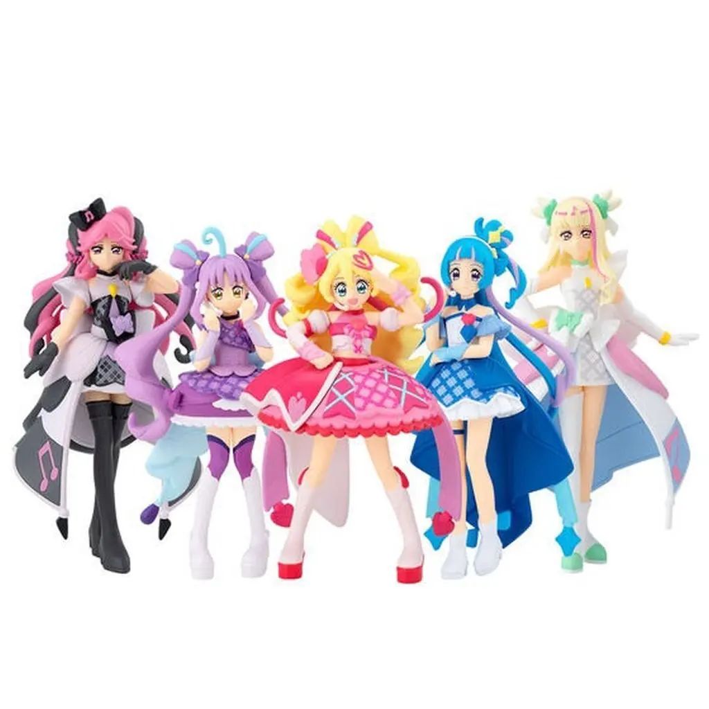 【中古】食玩 トレーディングフィギュア キミとアイドルプリキュア♪キューティーフィギュア Special Set プレミアムバンダイ限定