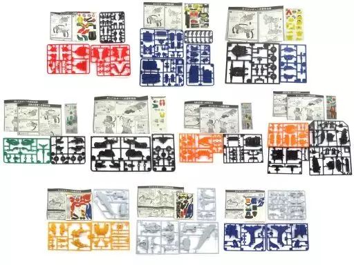 【中古】食玩 プラモデル 全10種セット 「ミニプラ 炎神戦隊ゴーオンジャー ゴーオンジャーロボシリーズ 炎神合体エンジンオーG9」