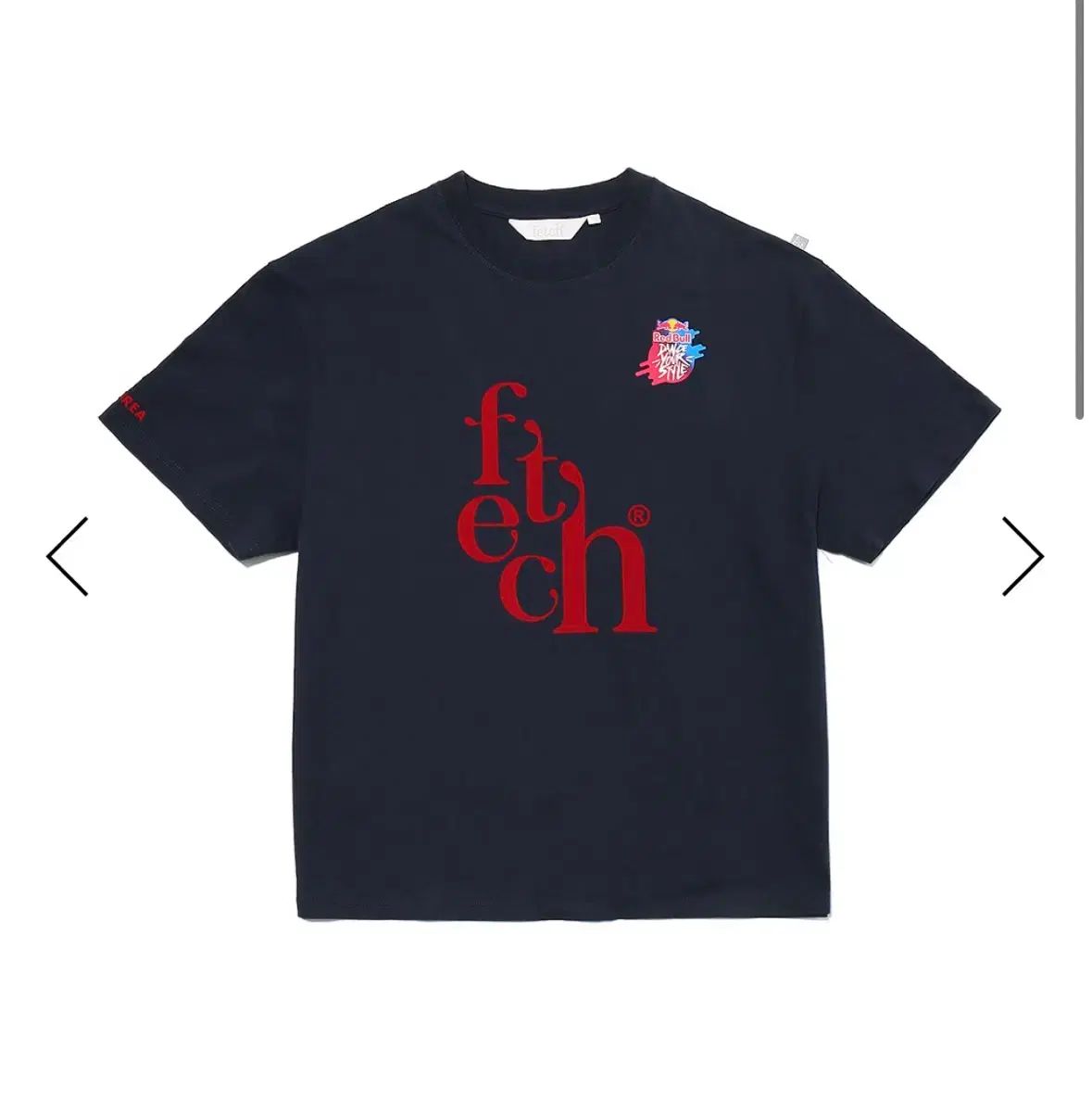 FETCH redbullレッドブル dance your style ネイビーTシャツ