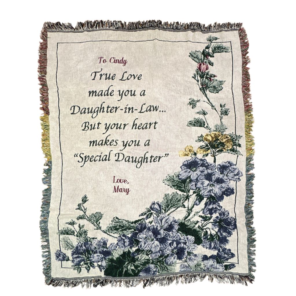 vintageラグ ブランケット マルチカバー タペストリー フラワー 花 メッセージ Rug Blanket Message 3221