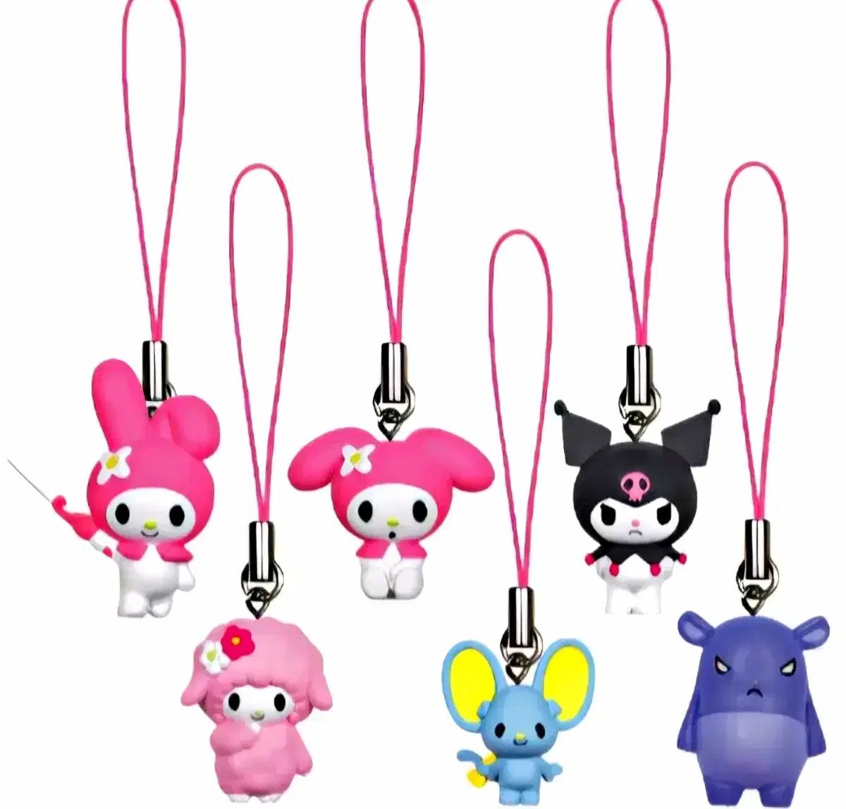 サンリオガチャ6種セット マイメロディガチャ フラットガチャ ピアノガチャ