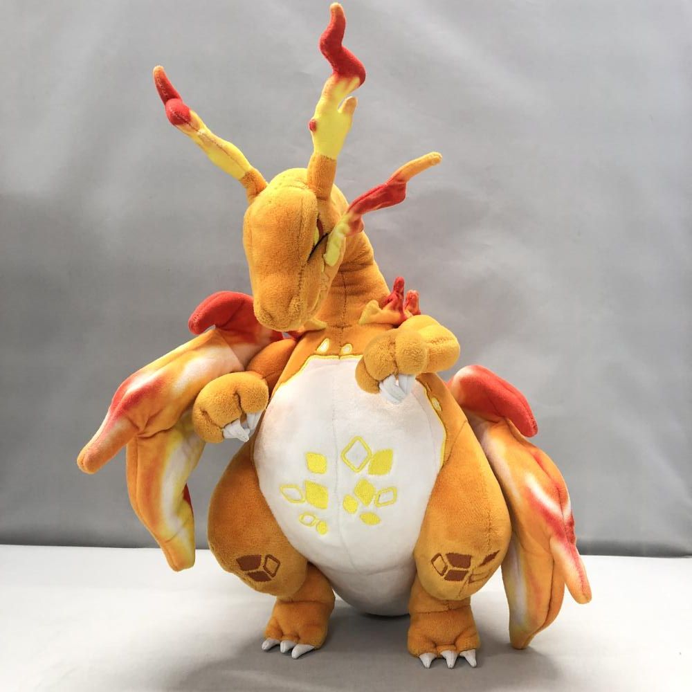 ポケモンセンターオリジナル ぬいぐるみ リザードン(キョダイマックスのすがた) 中古】ポケモン リザードン キョダイマックスのすがた ぬいぐるみ