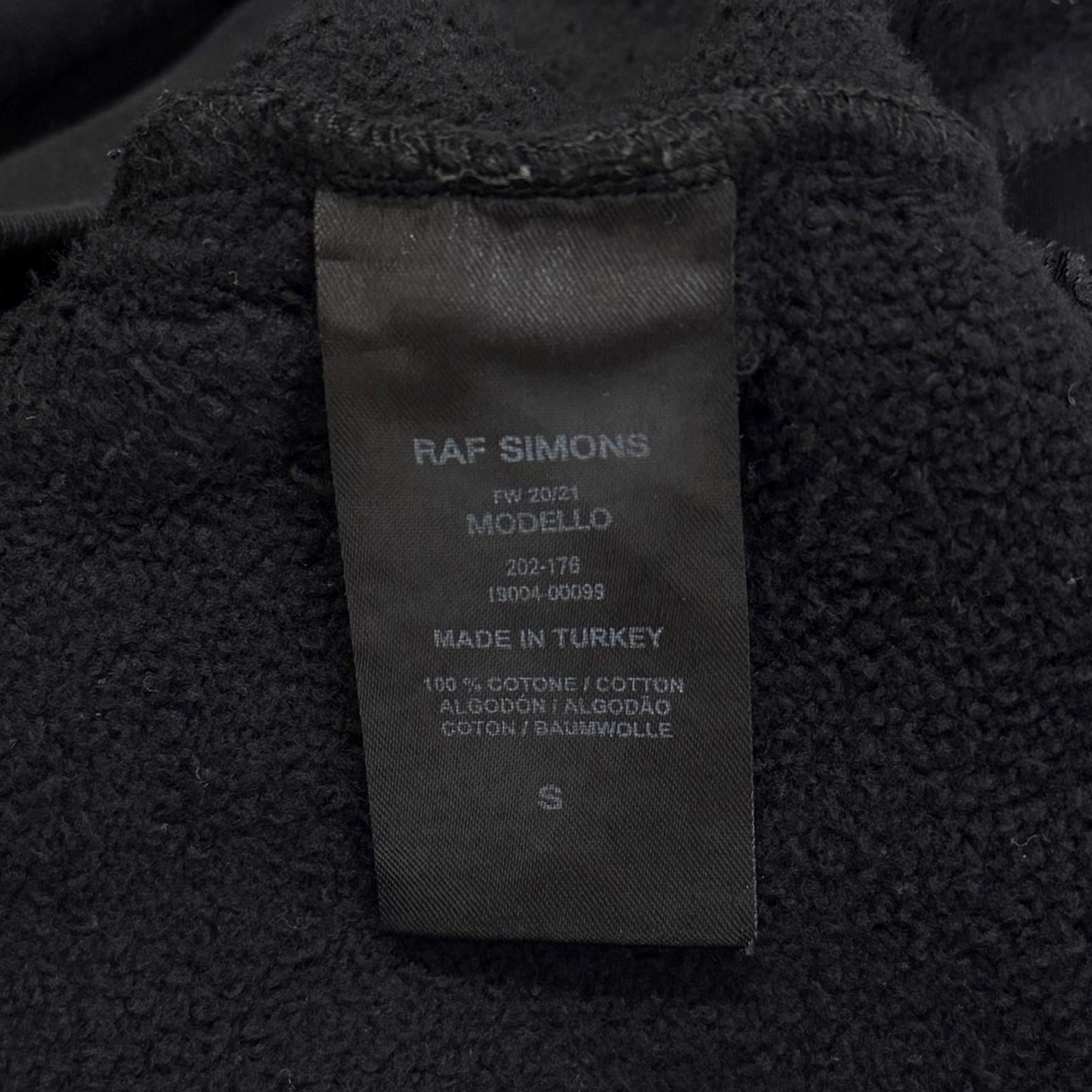 RAF SIMONS 20AW Destroyed Oversized Hoodie With Big Pin デストロイ