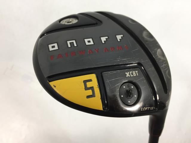 返品OK 【中古ゴルフクラブ】ダイワ(グローブライド) ONOFF フェアウェイ アームズ 黒(KURO) 2022 CBT 622F 5W
