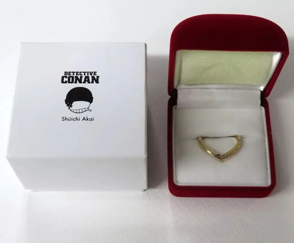 【中古】銀製品・指輪・アクセサリー(キャラクター) 赤井秀一 ダイヤモンドハートリング SSサイズ(11号)(7号) ピンクゴールド 「名探偵コナンプラザ」