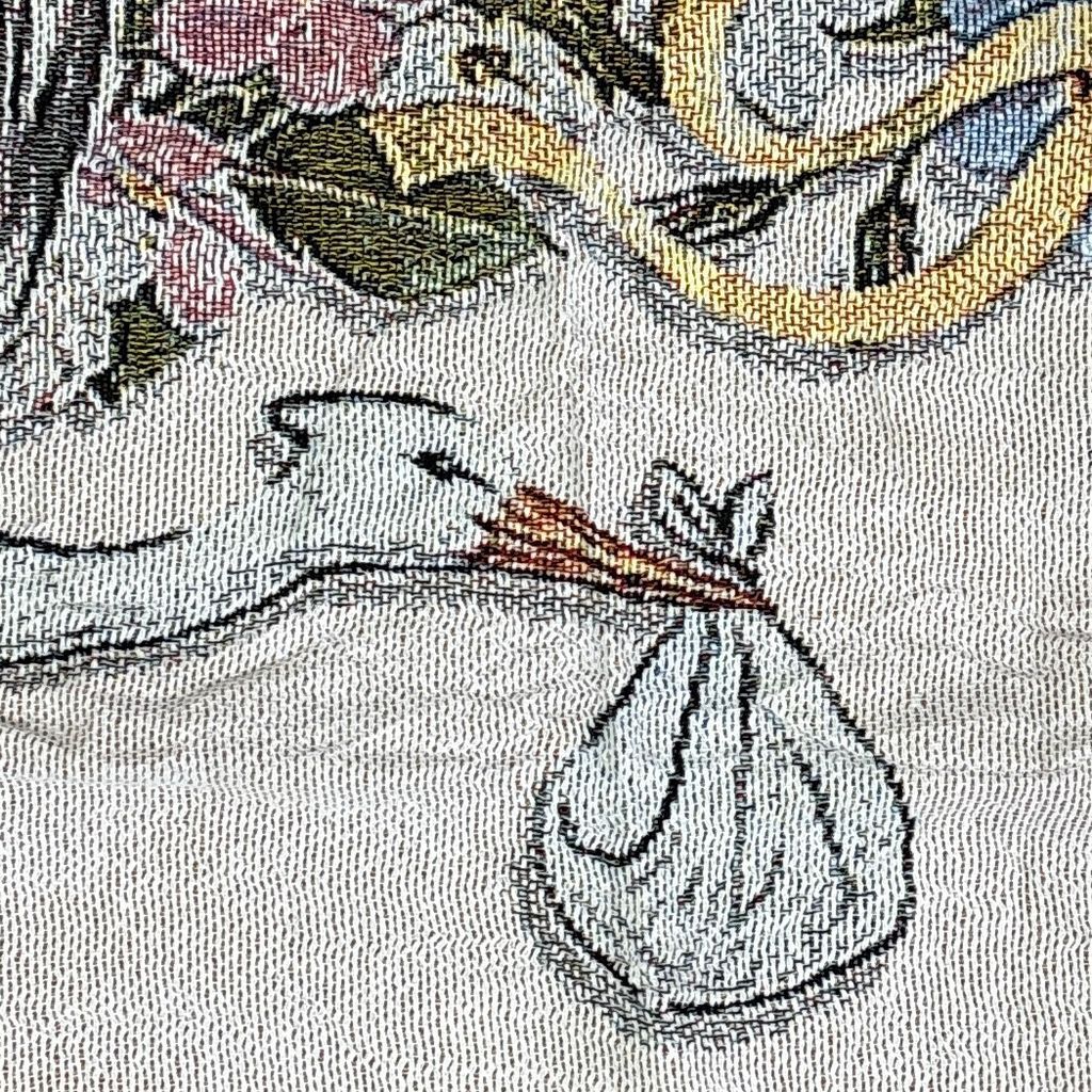 vintageラグ ブランケット マルチカバー タペストリー メッセージ