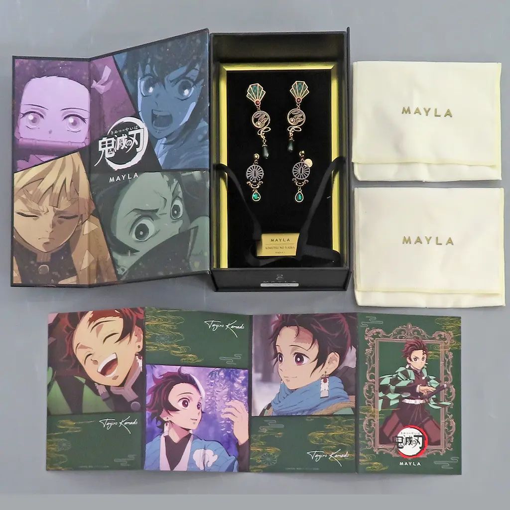 【中古】銀製品・指輪・アクセサリー 竈門炭治郎 アイコニックイヤオブジェ ピアス ～コンプリートセット～ 「鬼滅の刃×Produced by MAYLA」