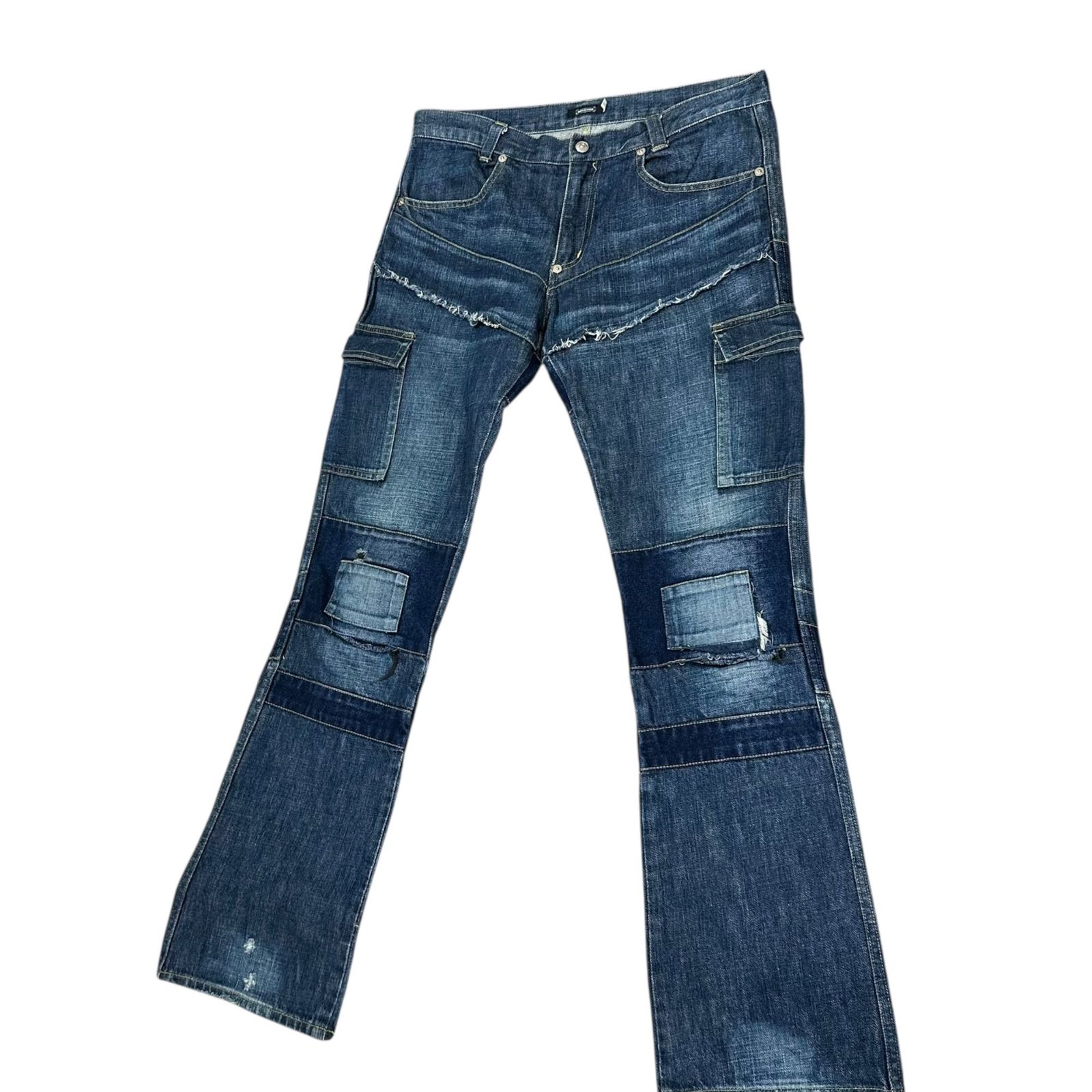 UNDERCOVER(アンダーカバー) 01AW DAVF Period Patchwork Denim Cargo