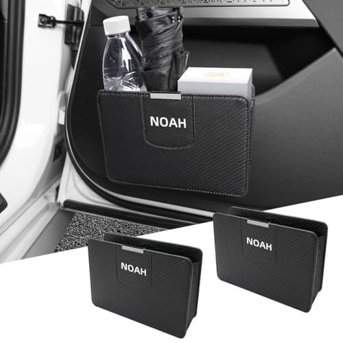 ノア 専用 車用 ゴミ箱 収納ボックス NOAH 専用ロゴ 小物入れ ごみ入れ 折り畳み式 ノア 80系 85系 90系 95系 X G S-G 適用 車 多機能 ドア収納ケース 省スペース マグネット式 シートバック装着 取付簡単 カー ア 99f8ae52