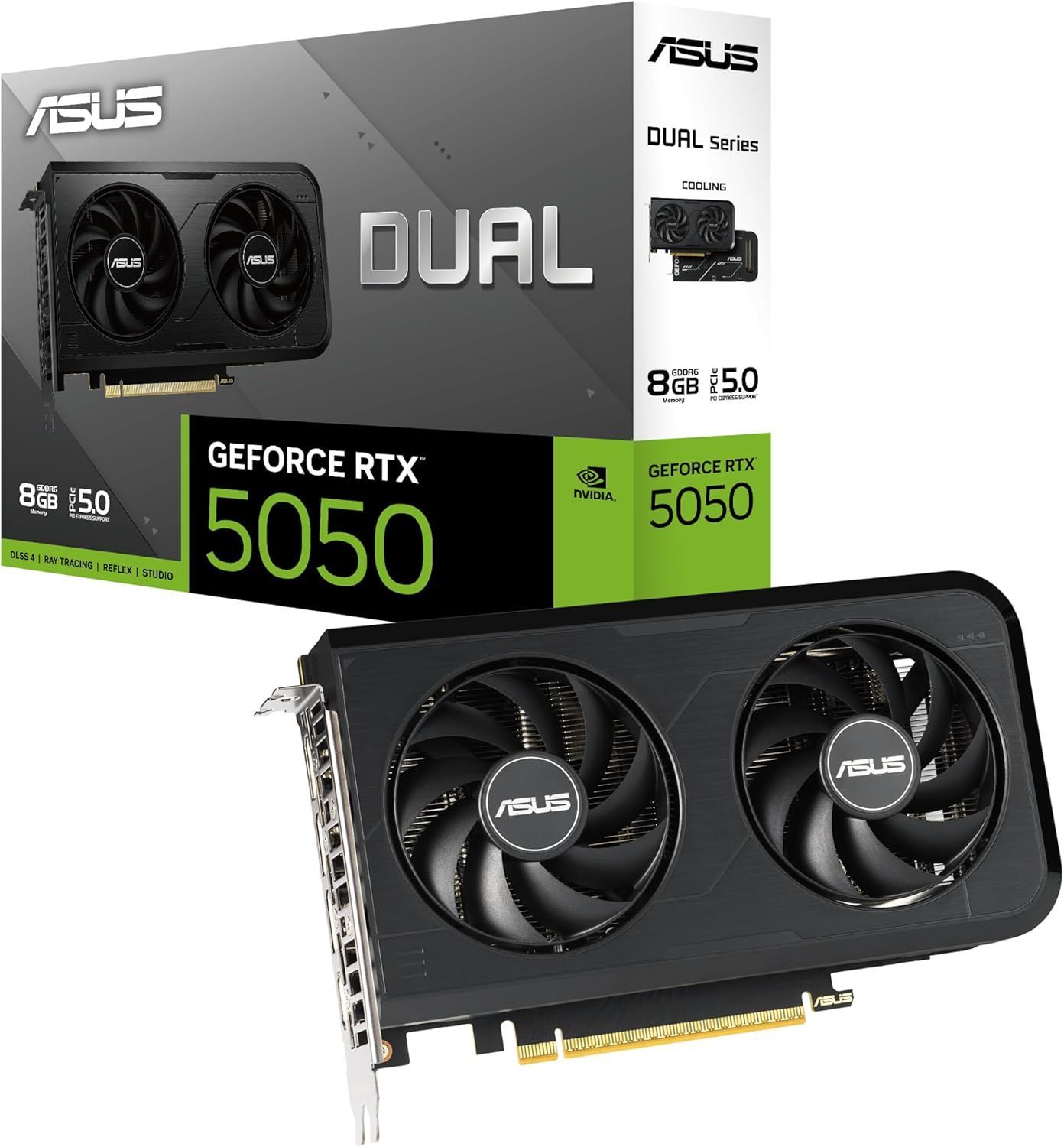 ASUS DUAL GeForce RTX 5050 8GB GDDR6 OC DUAL-RTX5050-O8G 正規品