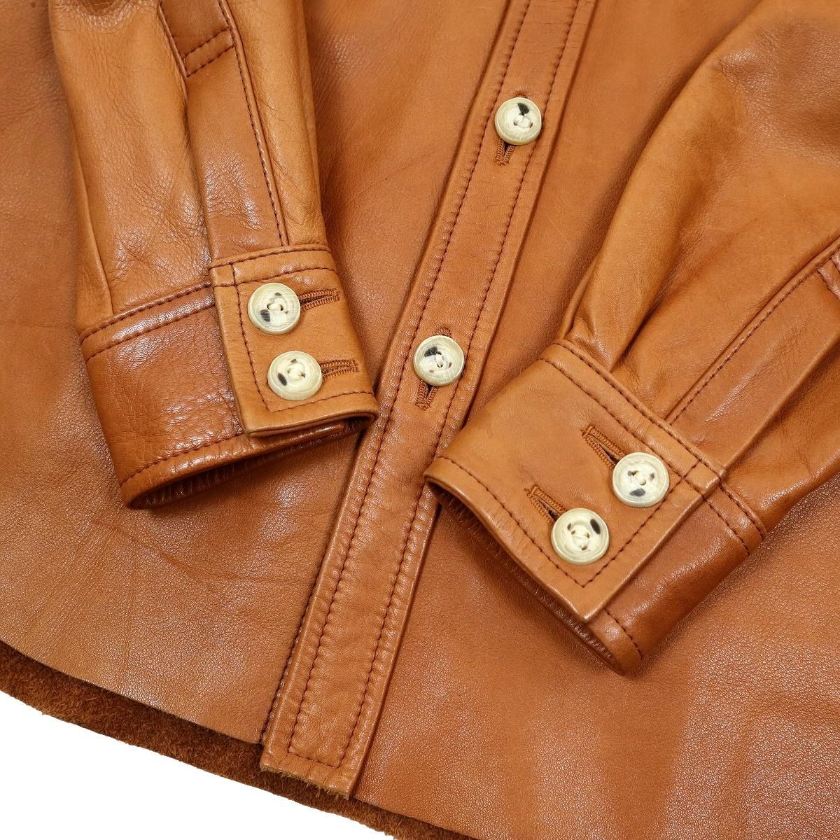 S3808】【美品】【日本製】REDMOON NUMBER ONE LEATHER レッドムーン