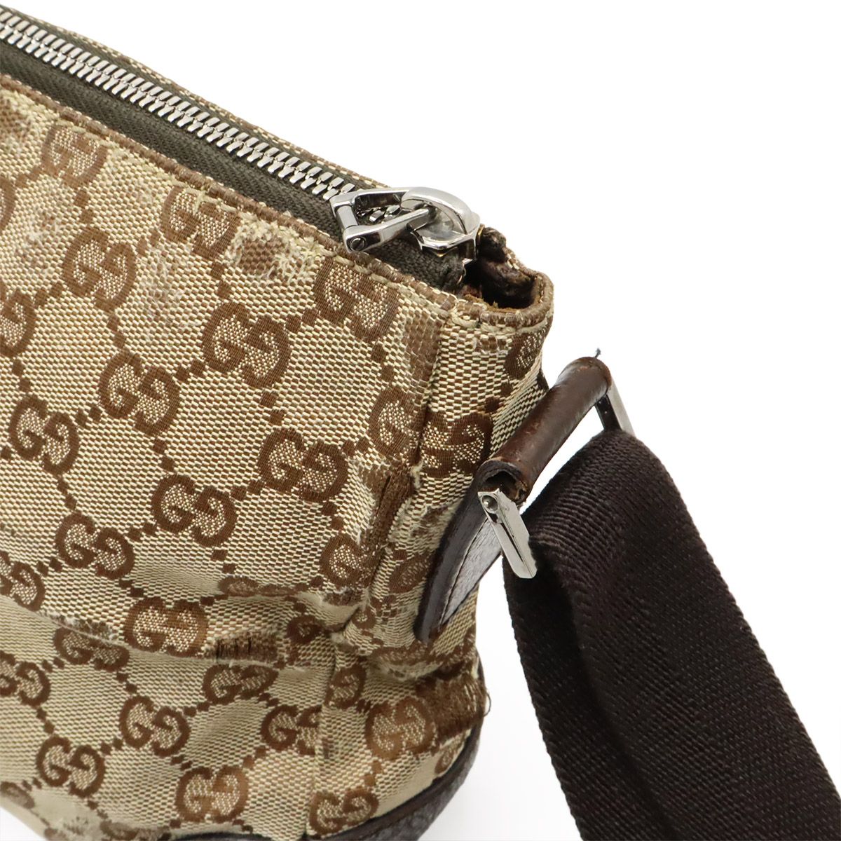 GUCCI グッチ GGキャンバス ショルダーバッグ メッセンジャーバッグ
