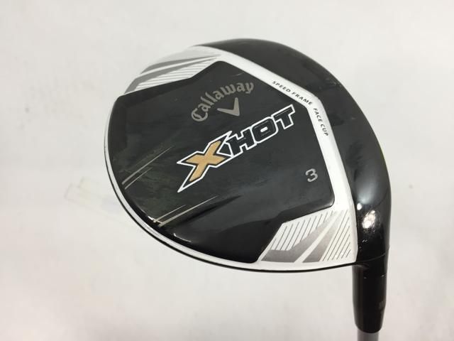 返品OK 【中古ゴルフクラブ】【超美品】キャロウェイ X HOT フェアウェイ 2013 (日本仕様) X HOT 50W 3W