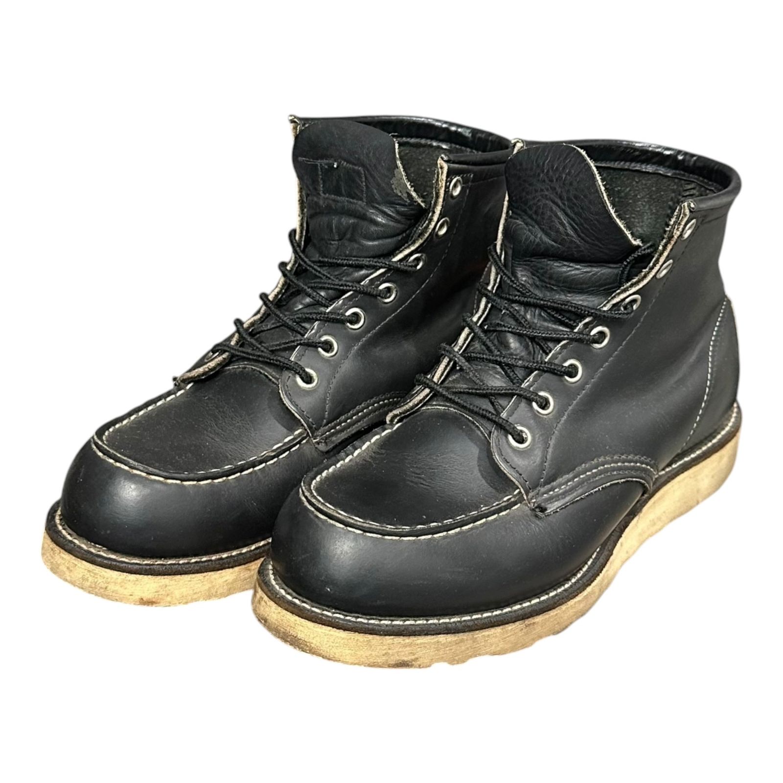 REDWING(レッドウィング) 1996〜2003's USA made 6-inch Classic Moc 6インチ クラシック モック 8179 7(25cm程度) ブラック 90年代〜 90's~00's 刺繍羽根タグ ワークブーツ