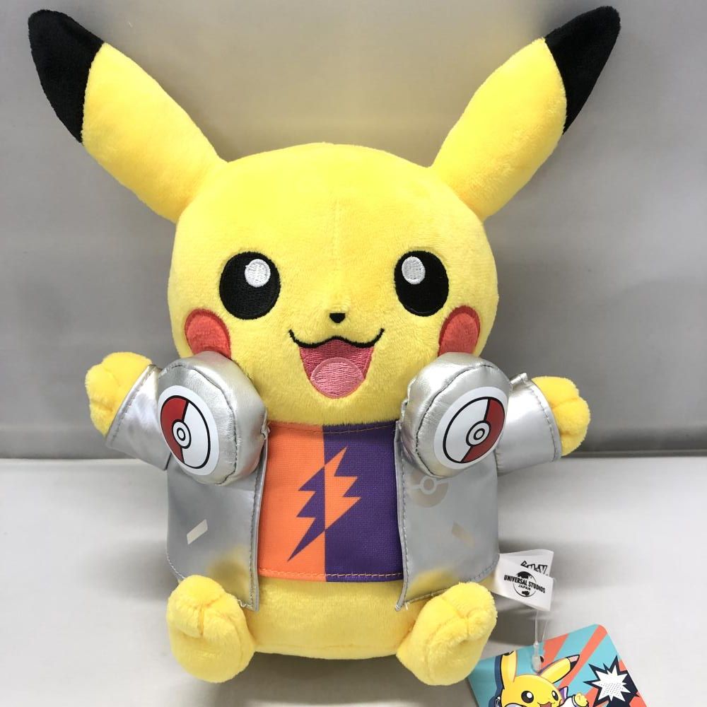 中古】合同会社ユー・エス・ジェイ USJ限定 DJピカチュウ ぬいぐるみ