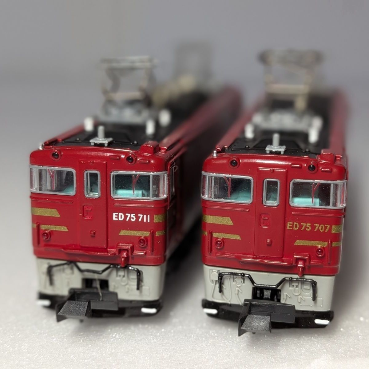 重連セット マイクロエース A0192 ED75-707号機 711号機 オリエントサルーン色重連セット NineScale N‐gauge MicroAce