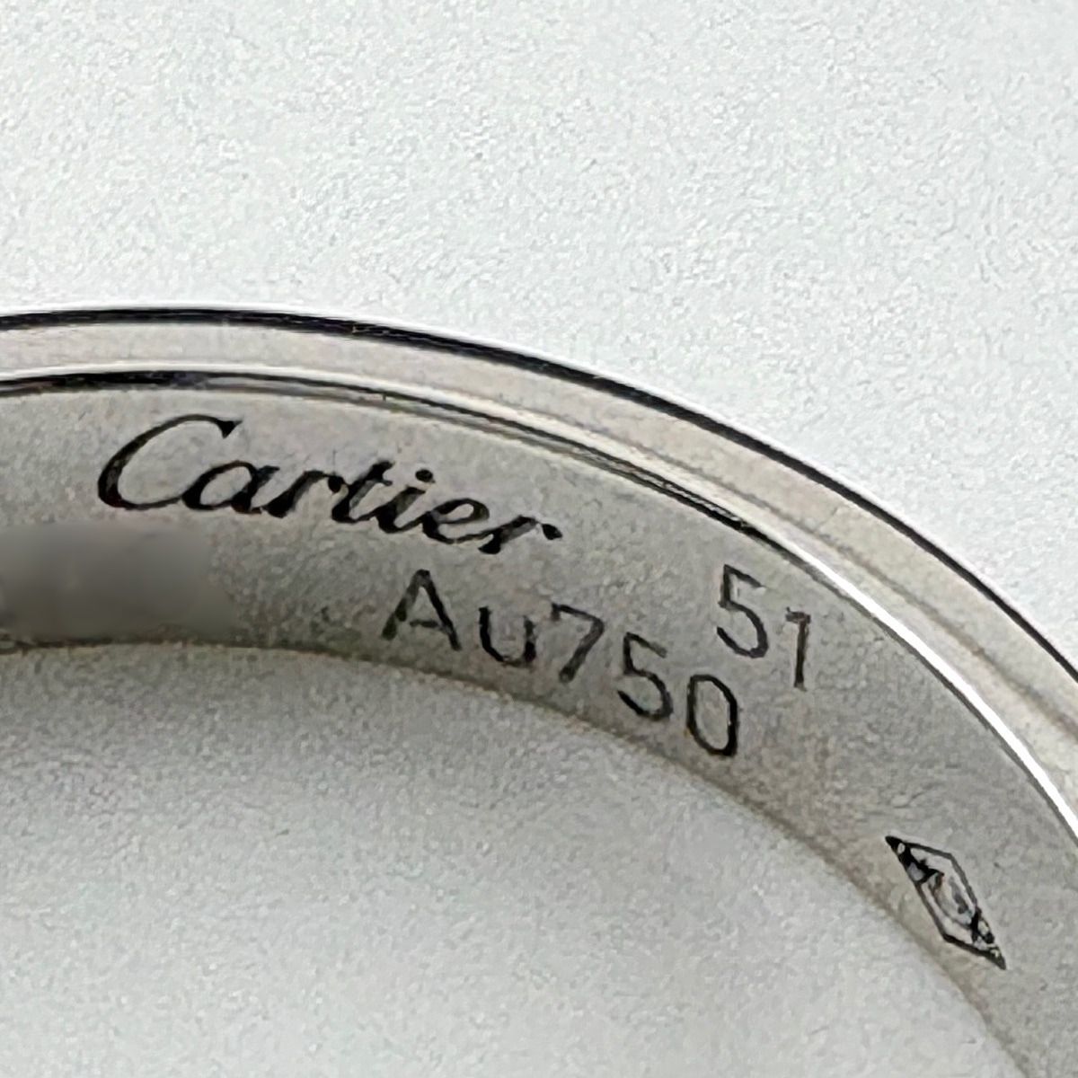 カルティエ CARTIER ミニラブ リング 指輪 リング 11号 750 レディース 