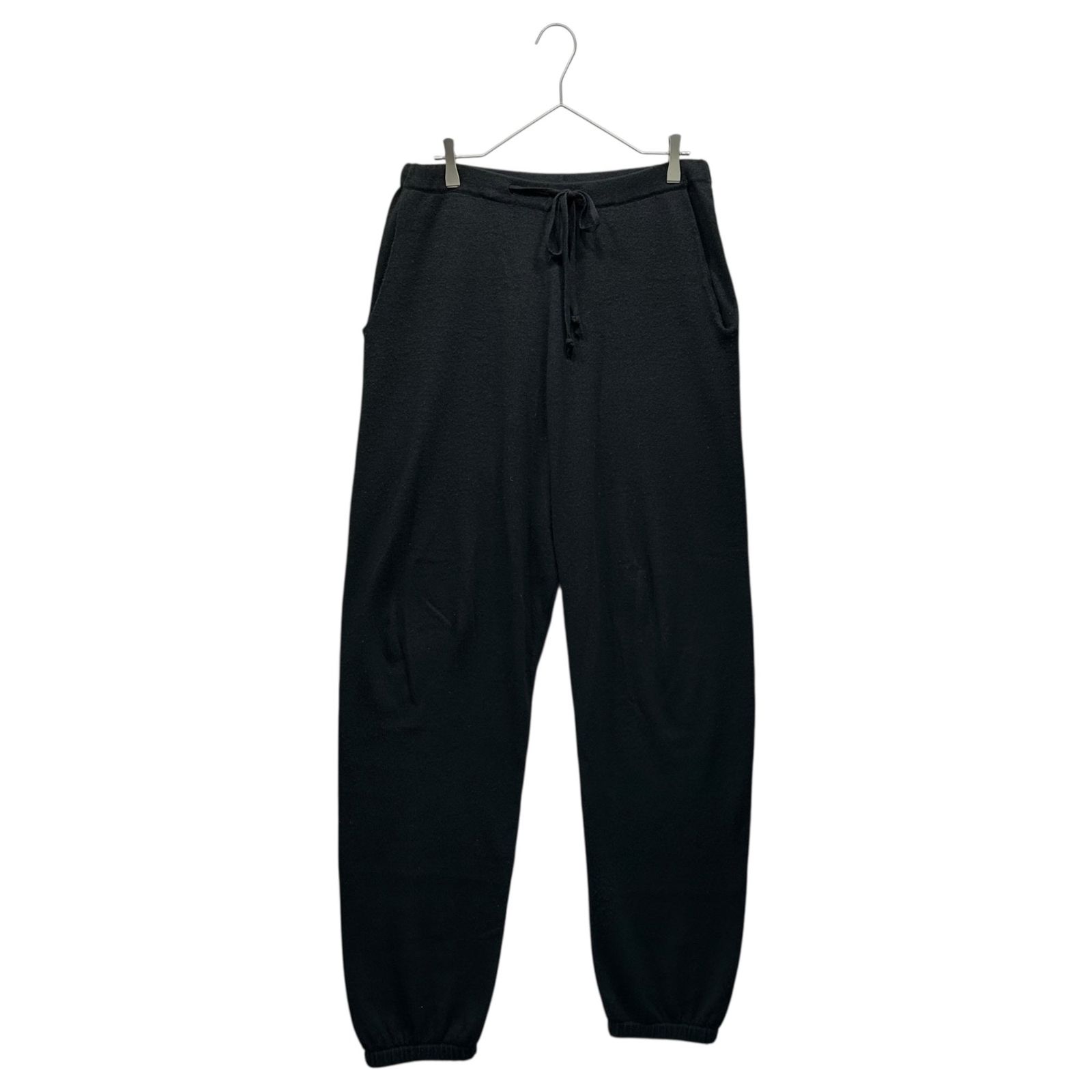 COMOLI(コモリ) 25SS Wool Washi Knit Pants ウール 和紙 ニット パンツ B01-06005 3 ブラック