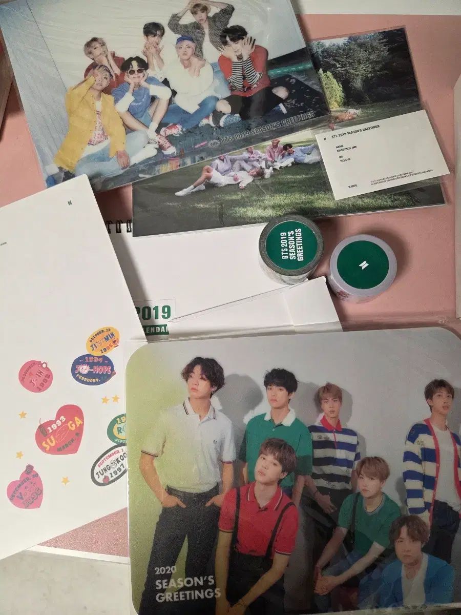 BTS 防弾少年団 2014 シーズングリーティング 手帳 公式品 BTS 防弾