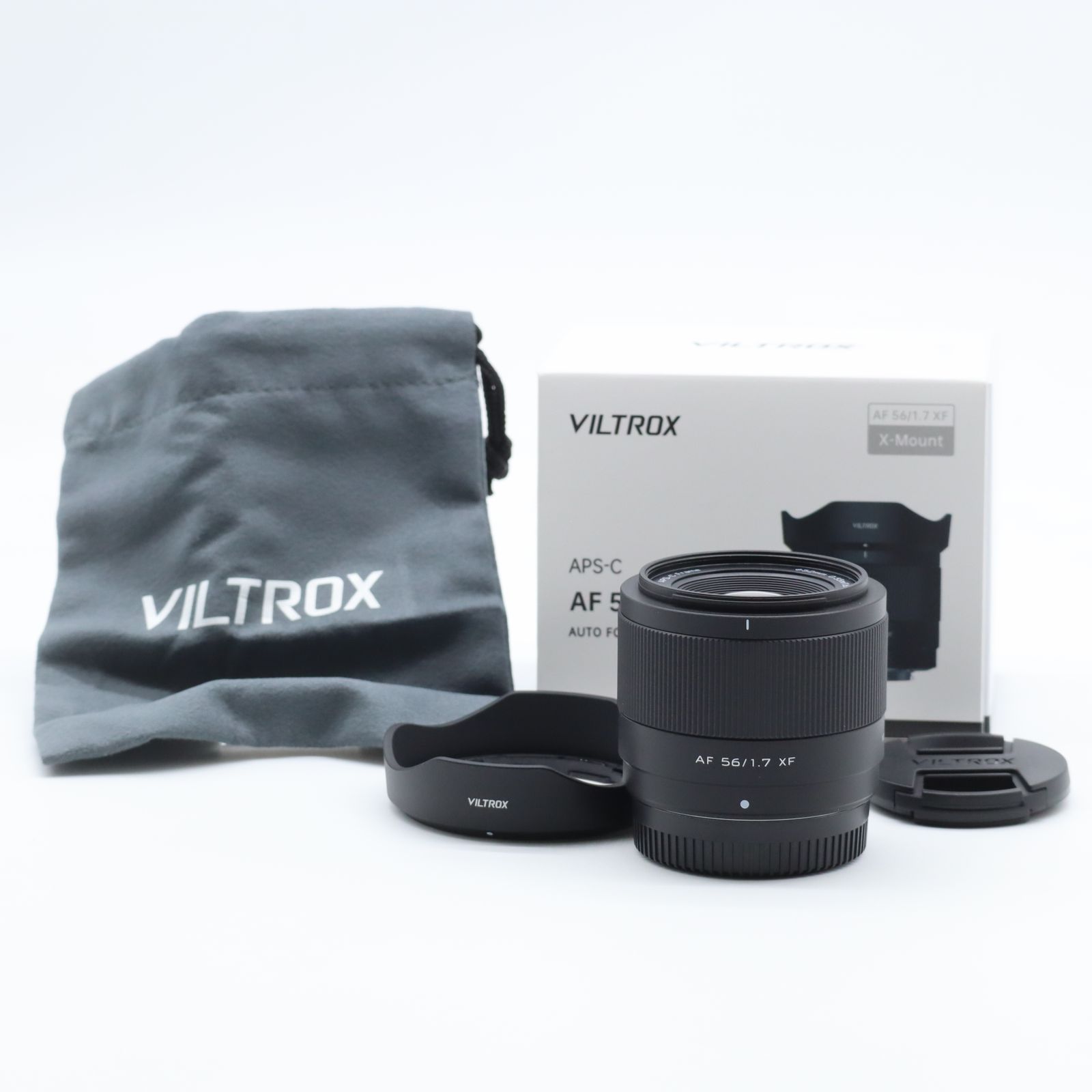 VILTROX AF 56mm F1.7 AIR STM ED IF フジフイルムX用 ブラック｜APS-C