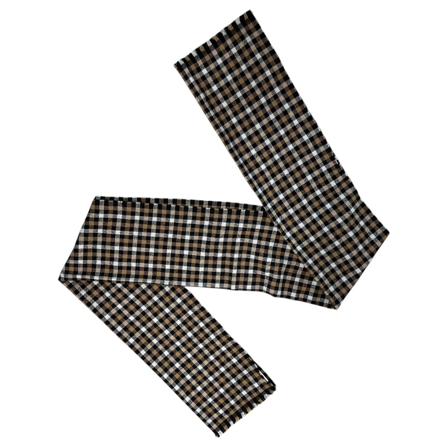 Acne Studios(アクネストゥディオズ) Embroidered Logo Wool Tartan