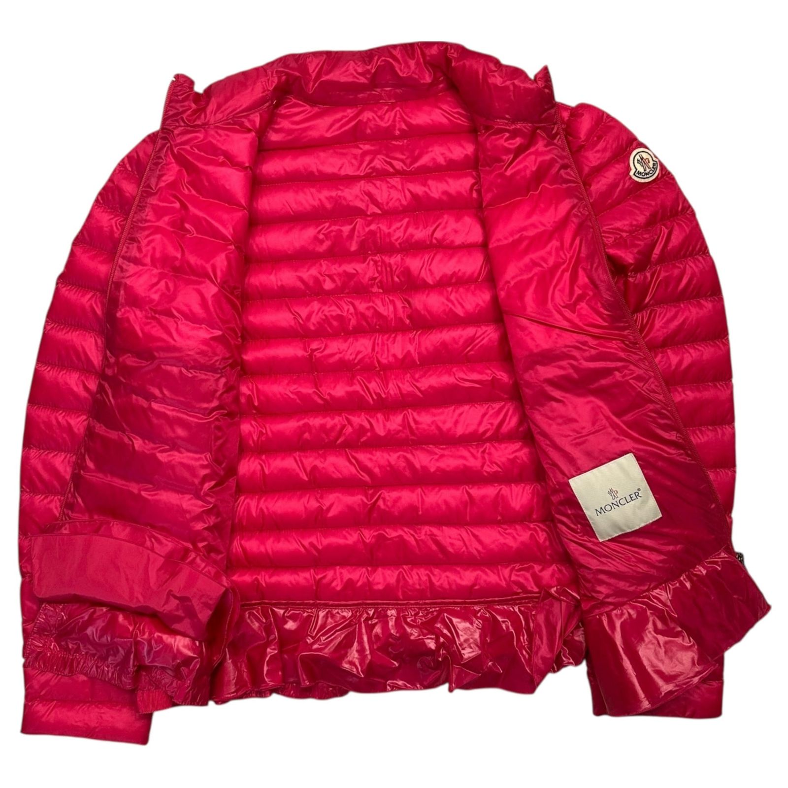 MONCLER(モンクレール) AMITA Layered light down jacket with ruffled 