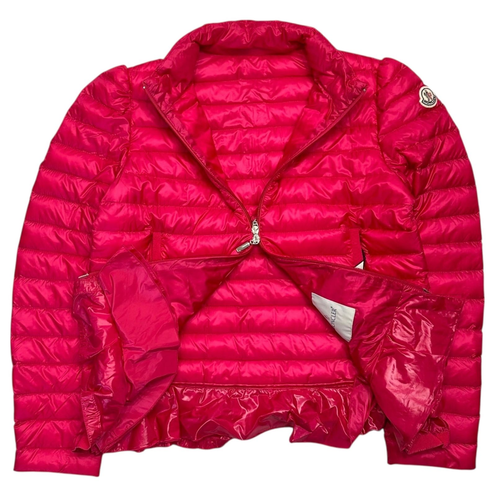 MONCLER(モンクレール) AMITA Layered light down jacket with ruffled 