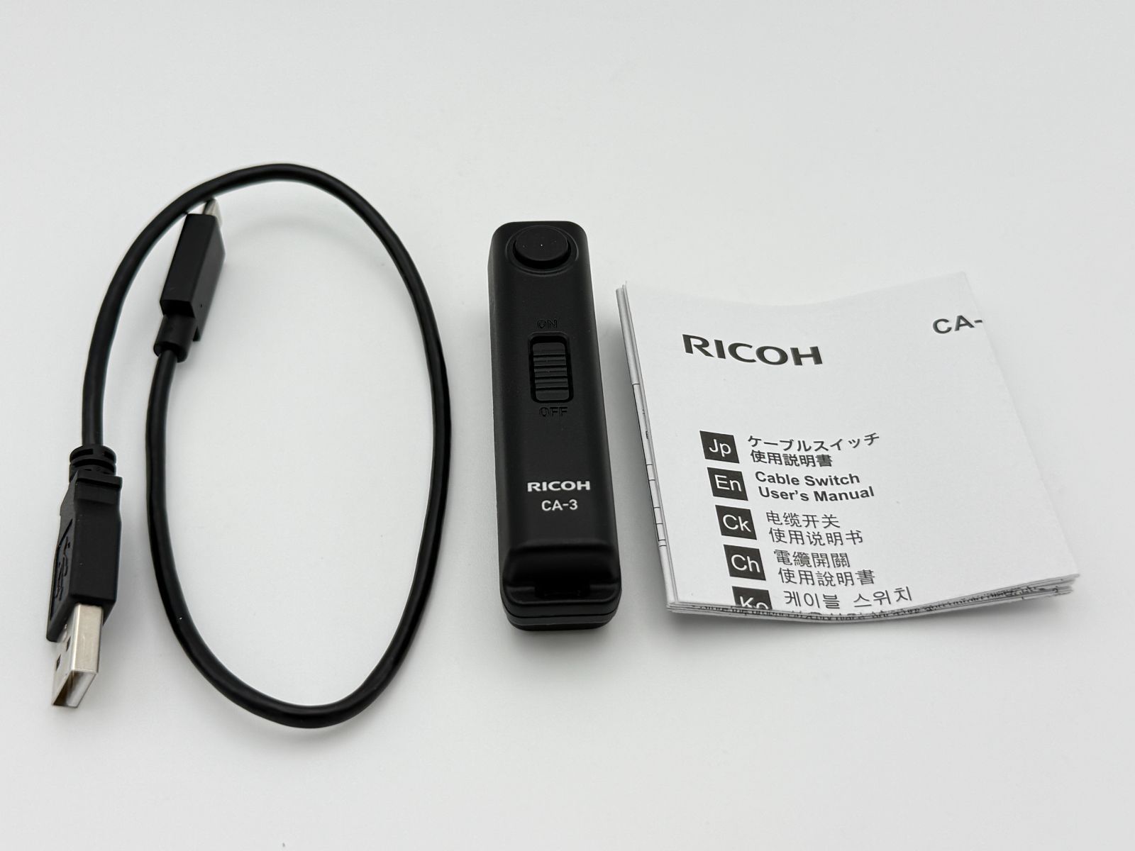 RICOH CA-3 ケーブルスイッチ カメラのシャッターを操作 - メルカリ