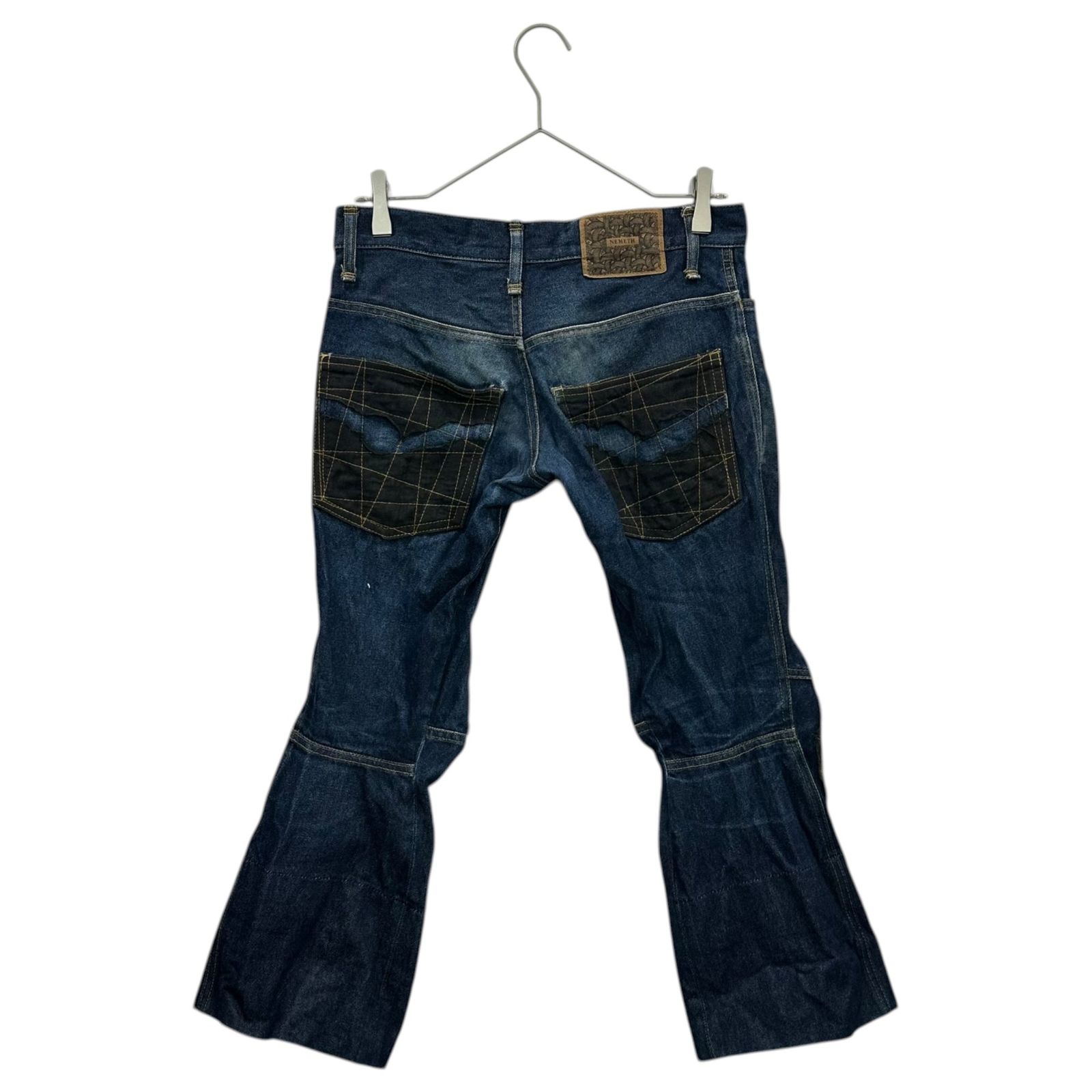 クリストファーネメス　デニムサルエルパンツ Christopher Nemeth(クリストファーネメス) 00's Yellow-Stitch
