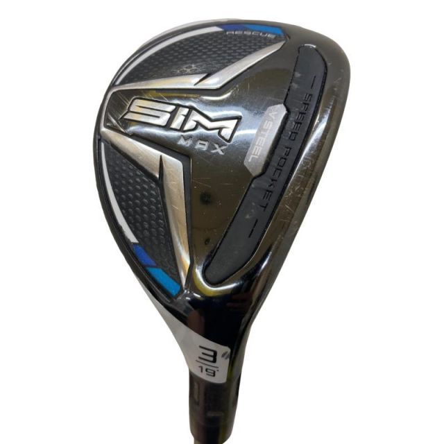 【中古】 テーラーメイド SIM MAX U3 ユーティリティ UT TENSEI BLUE TM60(UT) (フレックスS) メンズ 男性用 右利き 右用 Cランク ゴルフクラブ