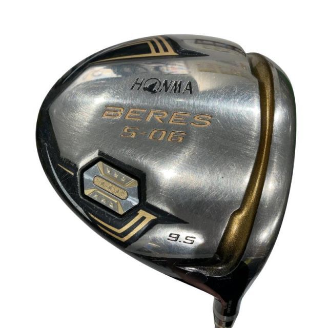 【中古】 本間ゴルフ BERES S-06 9.5° ドライバー DR 3S ARMRQX 52(ドライバー) (フレックスS) メンズ 男性用 右利き 右用 Cランク ゴルフクラブ
