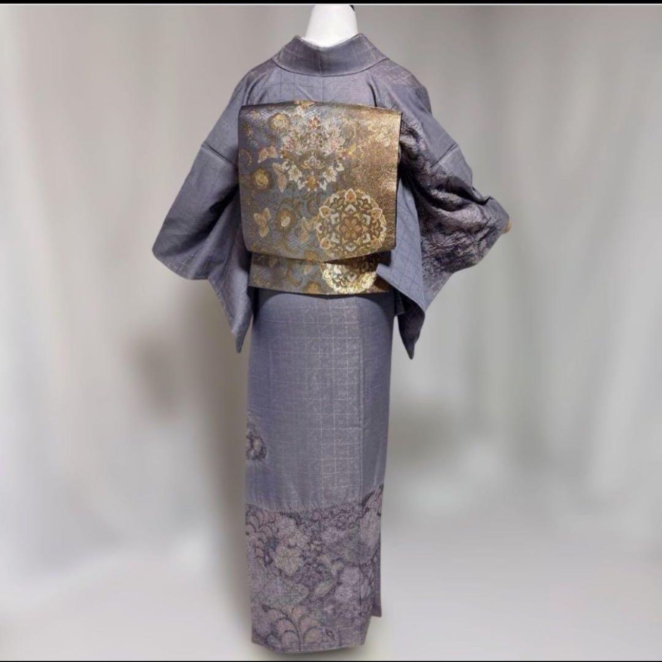 未使用 辻が花作家 福村武史 訪問着フルセット 鳳凰文西陣袋帯付 結婚 