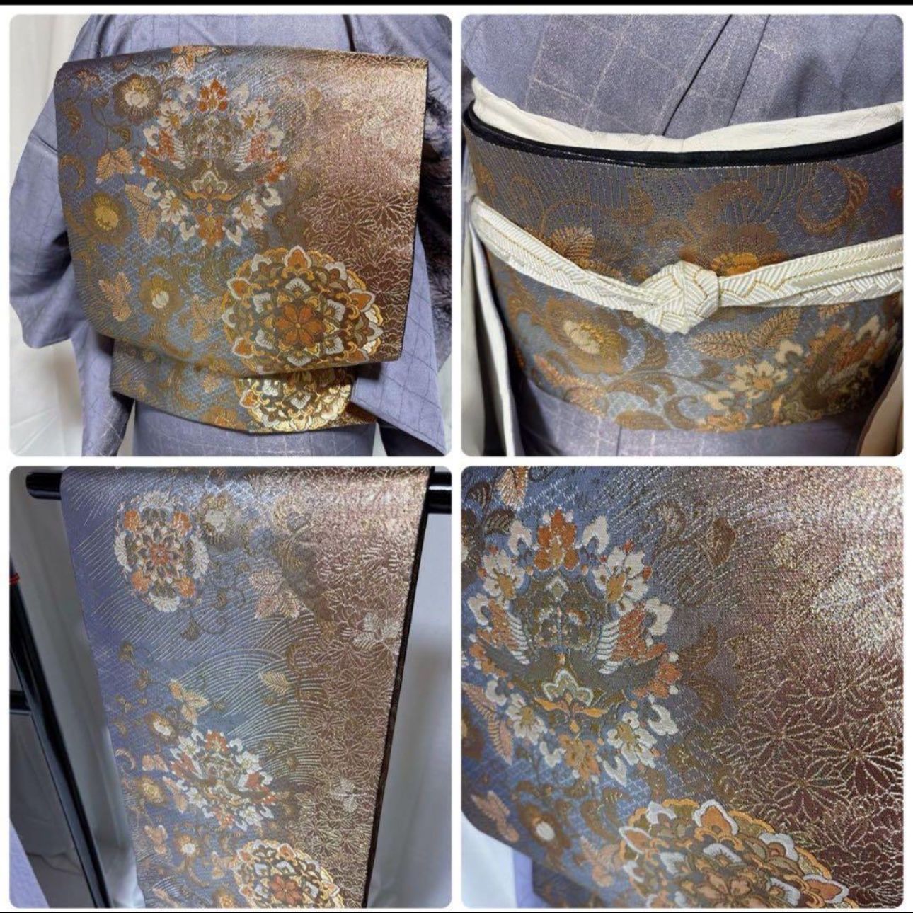 未使用 辻が花作家 福村武史 訪問着フルセット 鳳凰文西陣袋帯付 結婚
