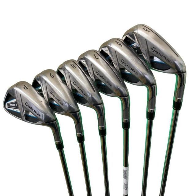 【中古】 テーラーメイド SIM MAX 7S アイアンセット IR KBS MAX85 JP (フレックスR) メンズ 男性用 右利き 右用 Cランク ゴルフクラブ