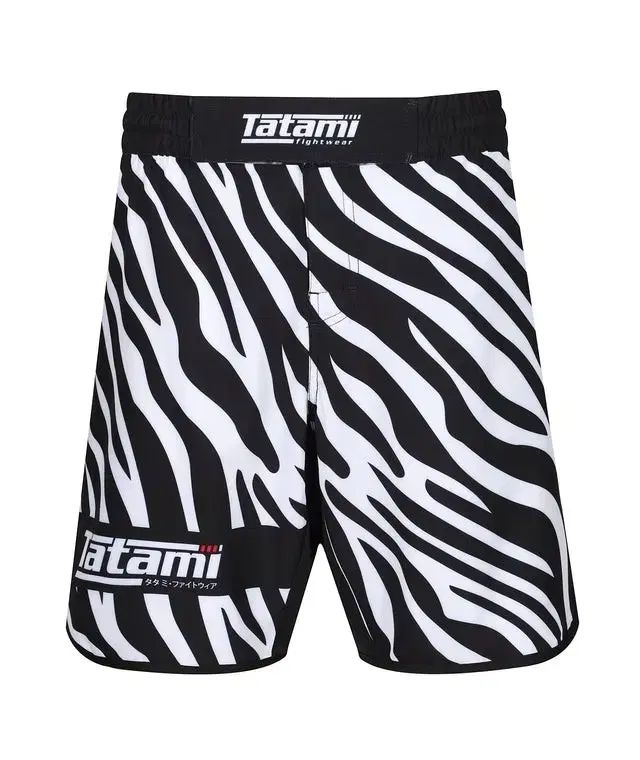 新品) TATA 柔術 Jiu-Jitsu リーチャージ ゼブラ ノーギ ハーフパンツ ショーツ