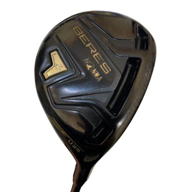 【中古】 本間ゴルフ BERES BLACK 25° ユーティリティ UT ARMRQ MX BLACK(UT) (フレックスR) メンズ 男性用 右利き 右用 Cランク ゴルフクラブ