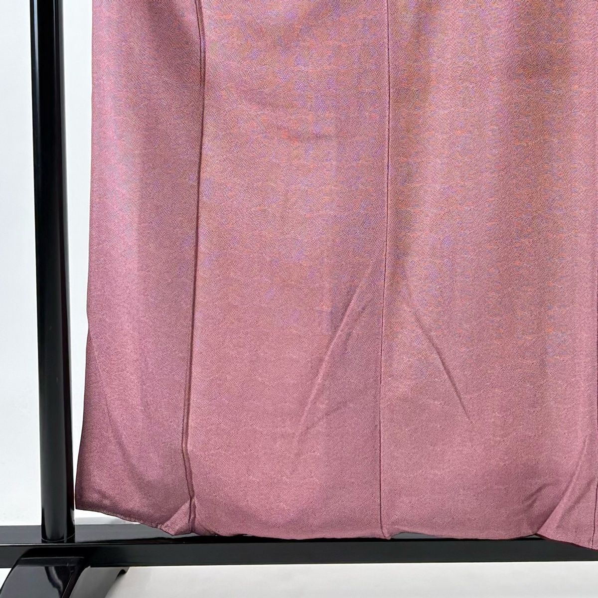 江戸小紋 身丈157cm 裄丈64cm M 袷 鮫 赤紫 正絹 優品 【中古】 - メルカリ