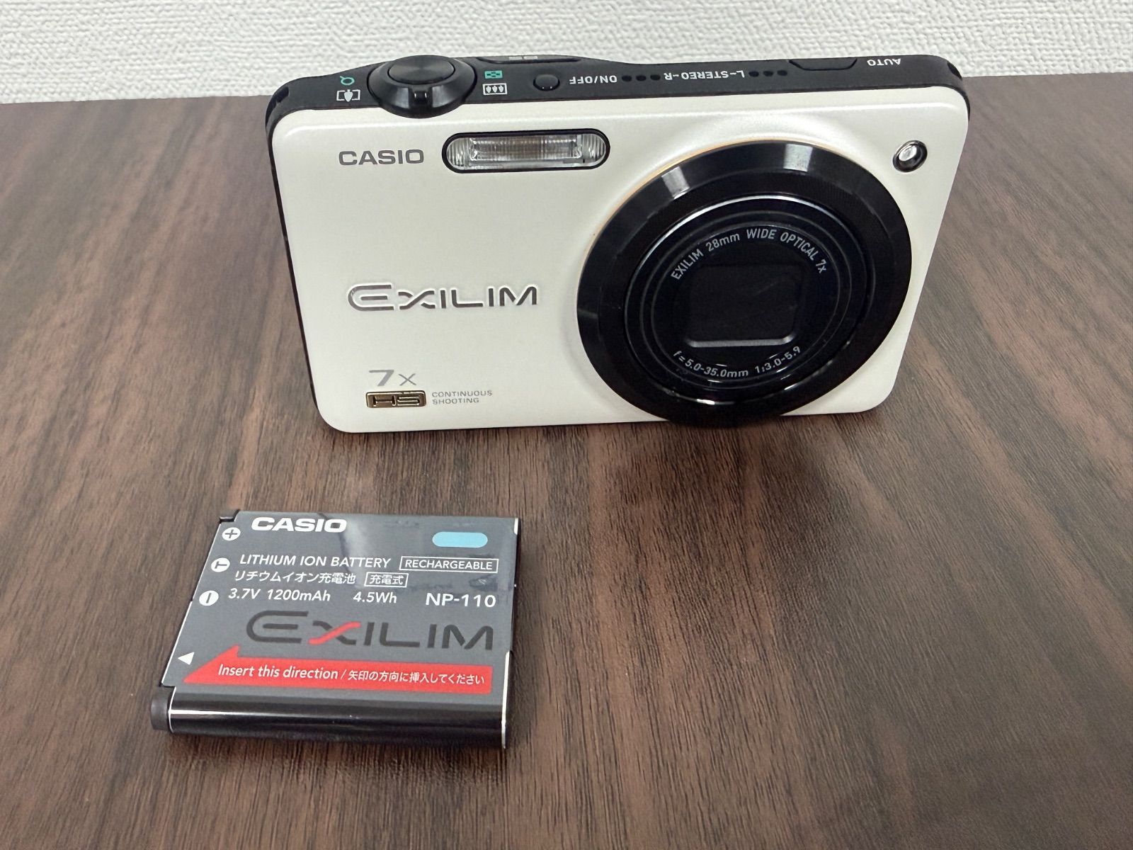カメラ CASIO EXILIM EX-ZR15 28mm 7倍光学ズーム