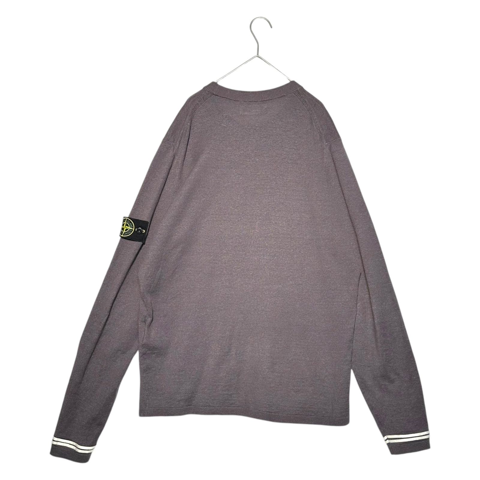 STONE ISLAND(ストーンアイランド) 19SS sleeve line linen crew neck 