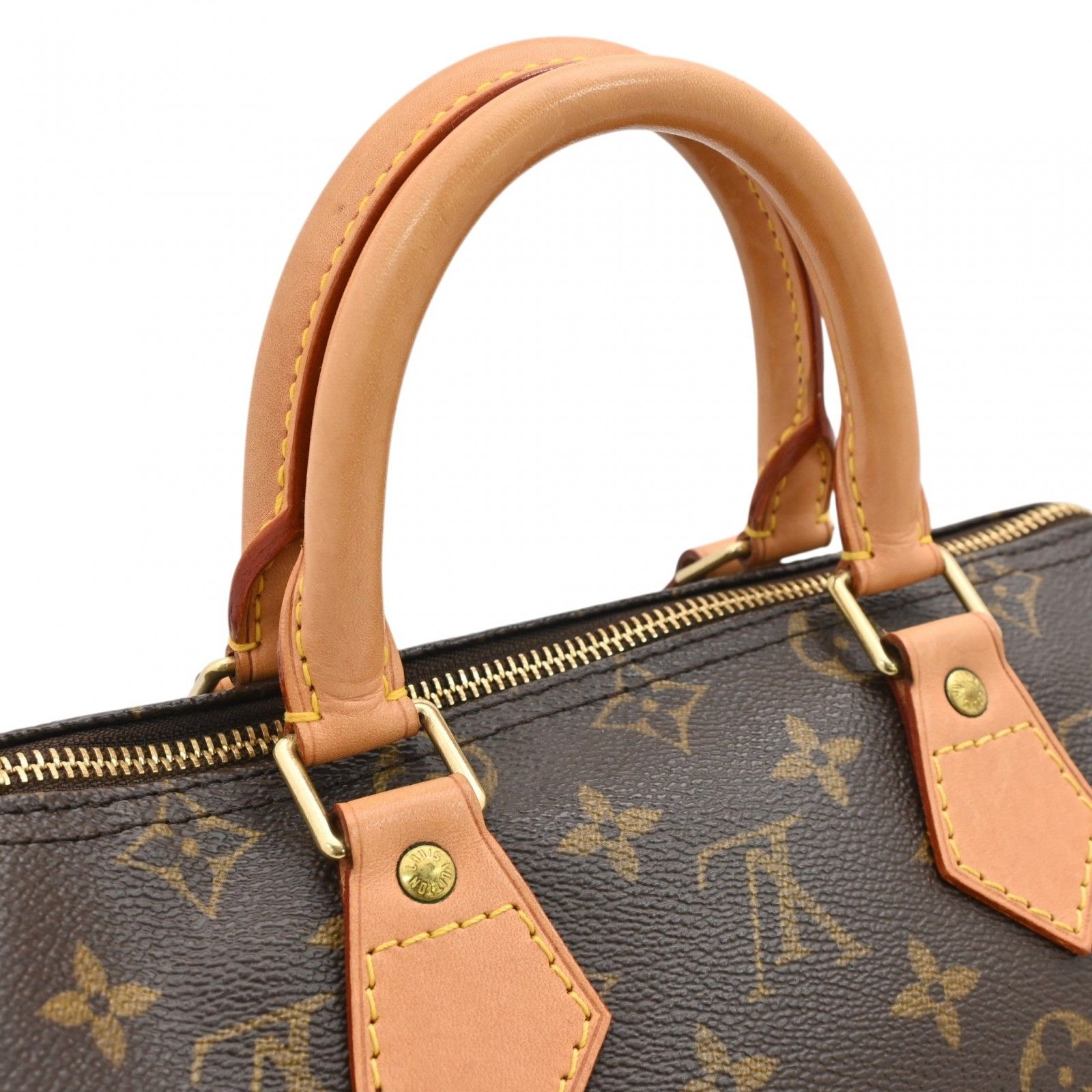 【中古】ルイヴィトン モノグラム スピーディ25 ボストンバッグ Aランク lv32143gr